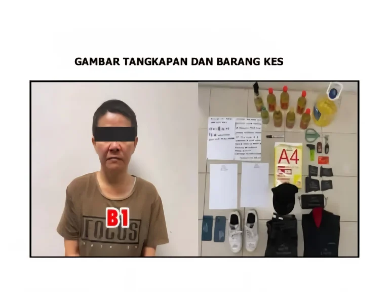 Khianat guna api, wanita diberkas polis