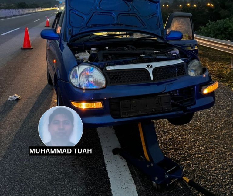 Penunggang motosikal maut terperosok bawah Kelisa