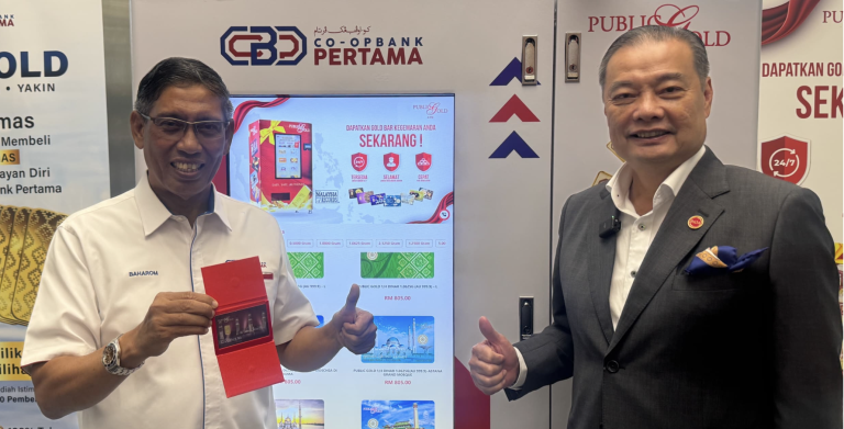 Co-opbank Pertama perkenal mesin  layan diri emas