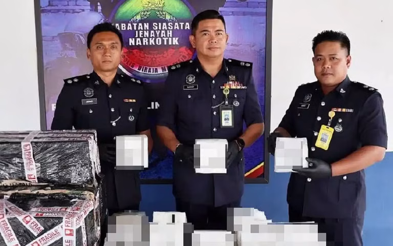 Syabu RM1.28 juta dirampas di lobi kondominium