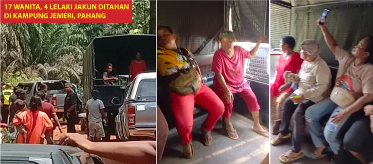 Ceroboh tanah milik Sultan Pahang: Polis tahan 21 Orang Asli