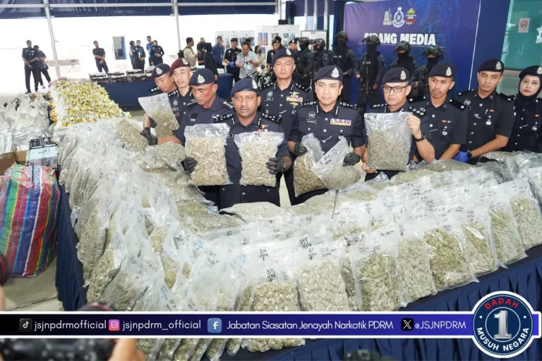 Polis tumpaskan dua sindiket edar dadah, rampasan bernilai lebih RM193 juta