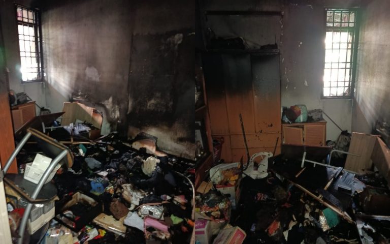 Dua beranak ditimpa malang sambut Tahun Baharu Cina rumah terbakar