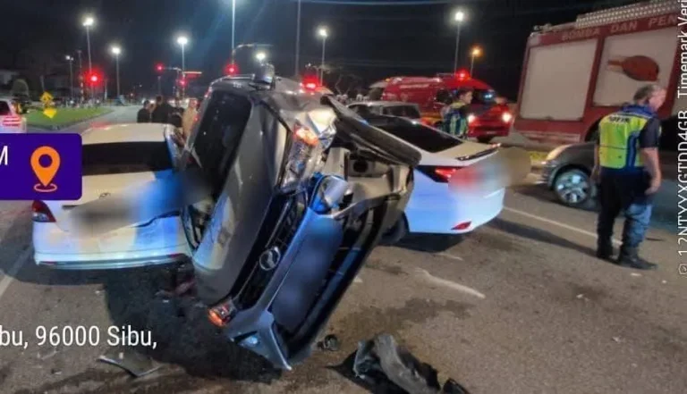 Pemandu positif dadah ditahan selepas rempuh enam kenderaan