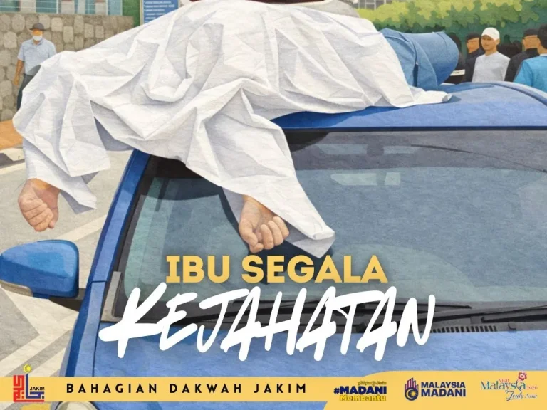 Akibat pemandu mabuk…nyawa dirampas oleh ibu segala kejahatan – Jakim