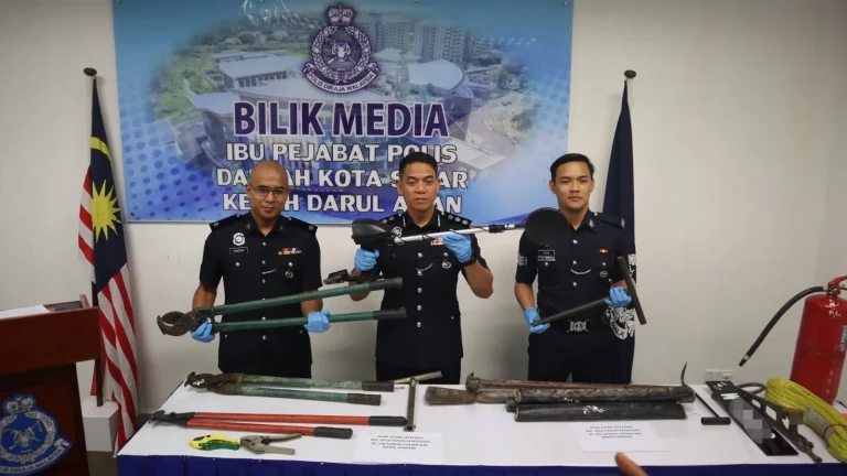Polis tumpaskan Geng Lobo aktif curi kabel TM di 8 negeri