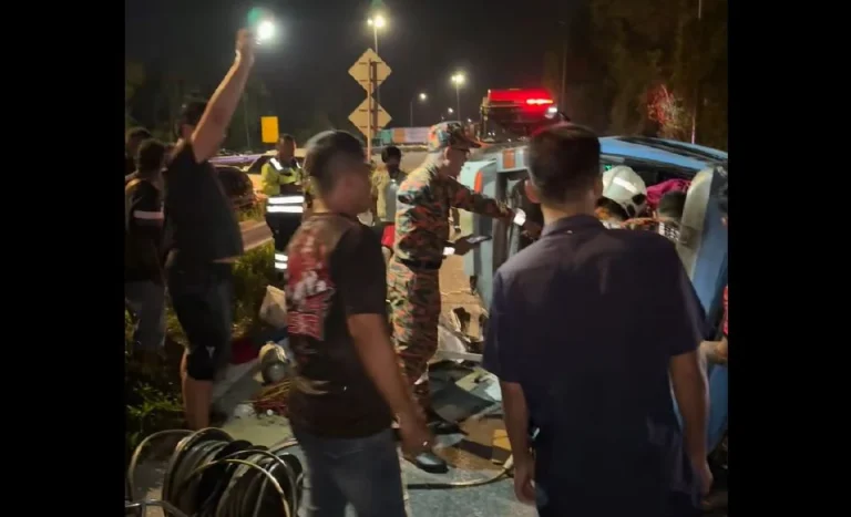 Lagi kes pemandu mabuk: Enam cedera SUV rempuh MPV di Kajang