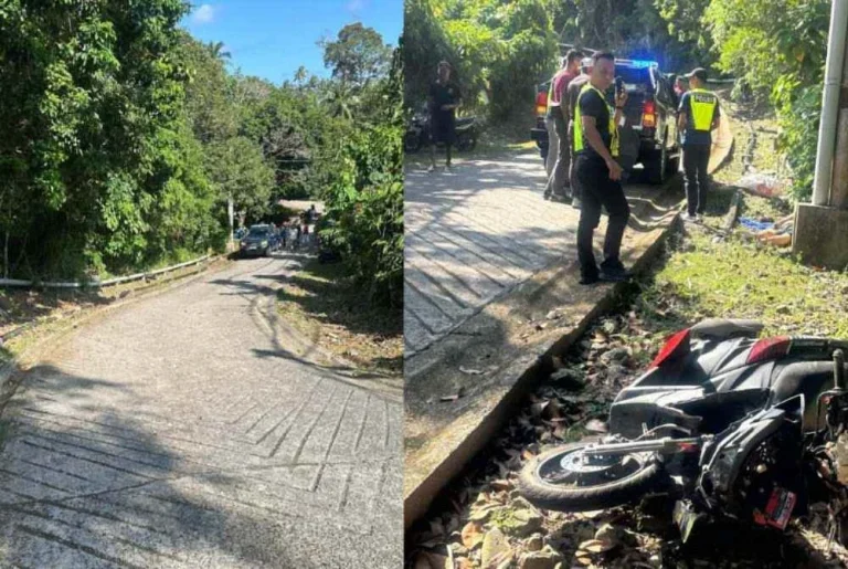 Tiga beranak maut, motosikal dinaiki terbabas ketika bercuti di Pulau Tioman