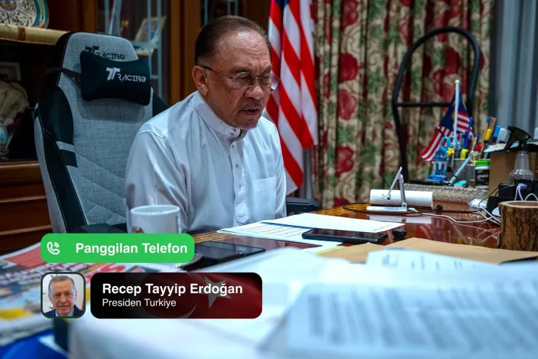 Anwar, Erdogan bincang krisis Asia Barat, gesa semua pihak kawal diri