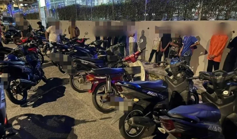 Padah buat bising ketika tarawih: Polis sita 19 motosikal