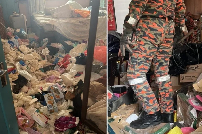 Mayat wanita ditemui dalam rumah dipenuhi sampah