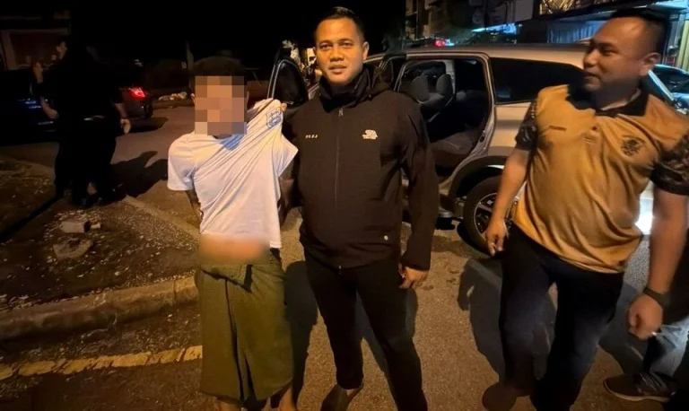 Suspek kelar leher ditahan di Puchong