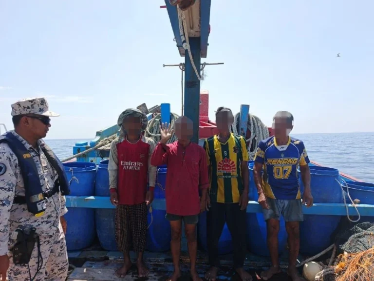 5 nelayan asing ditahan langgar syarat lesen di perairan Langkawi