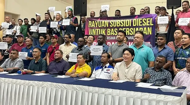 Persatuan pengusaha bas, van persiaran rayu subsidi diesel 6,000 liter sebulan