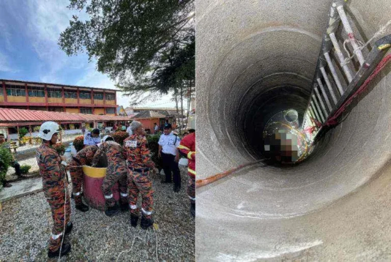 Pelajar tingkatan lima terjatuh perigi sedalam 5.4 meter