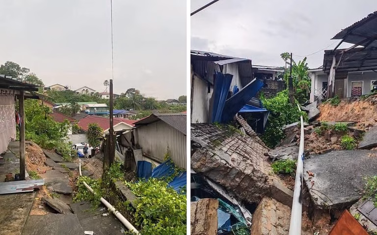 2 kejadian tanah runtuh selang 16 minit di Ampang
