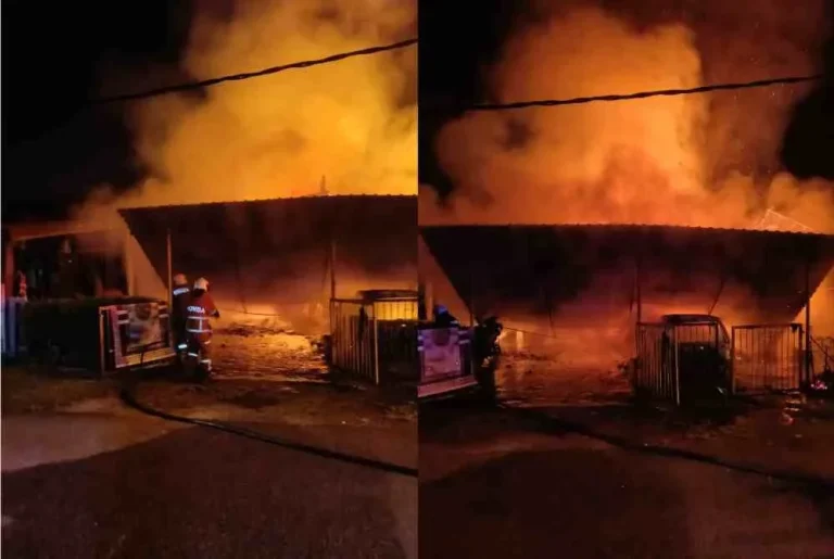 Kebakaran tiga rumah, 13 penghuni terselamat