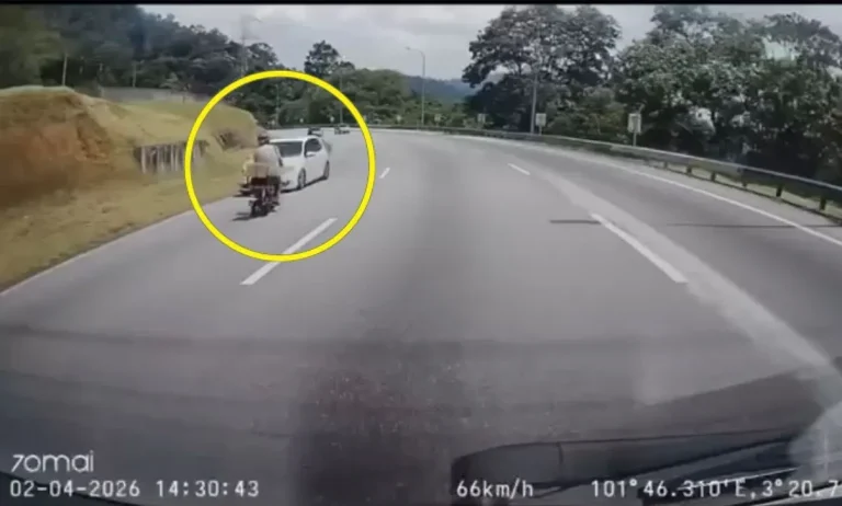 Polis buru suspek menunggang lawan arus di Lebuhraya Karak