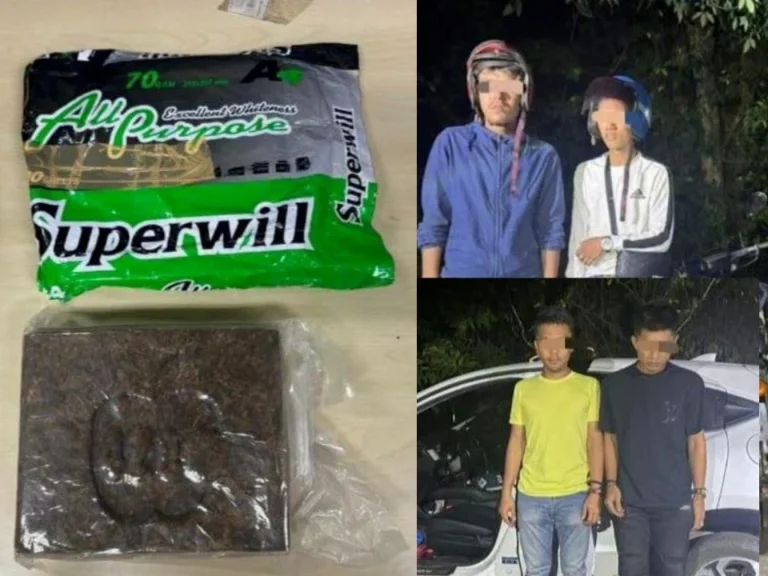 PGA tahan empat lelaki, rampas 1 kg ganja di Pasir Mas
