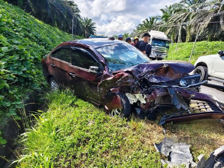 Pengawal keselamatan maut dipercayai akibat terlelap ketika memandu