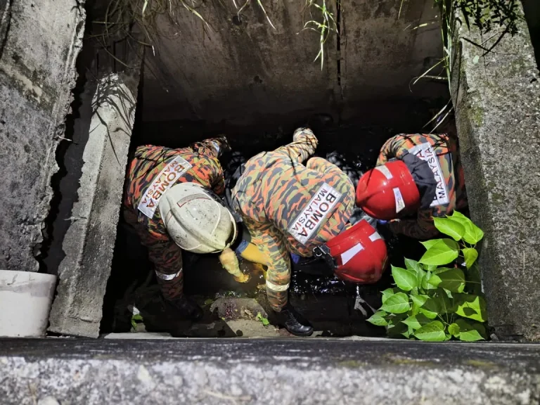 Lelaki maut tercampak dalam longkang selepas dirempuh kenderaan