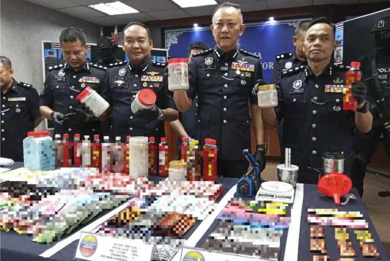 Polis Johor tumpas tiga sindiket edar dadah, rampasan RM4.36 juta