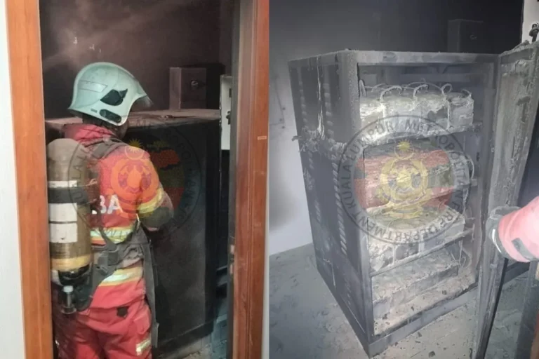 Bilik bekalan kuasa Bank Negara Malaysia terbakar