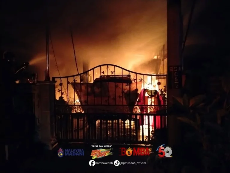 Remaja 18 tahun maut dalam kebakaran rumah