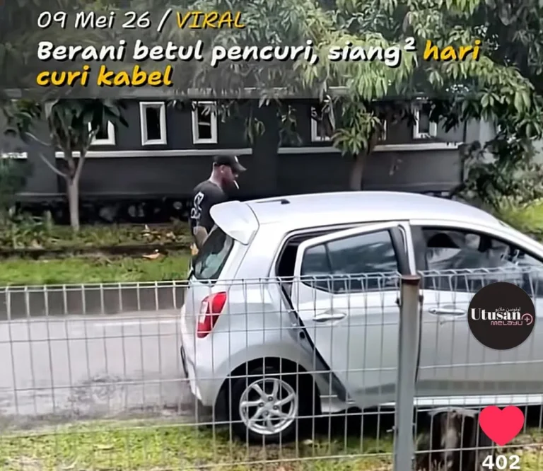 Polis kesan tiga lelaki terlibat kes curi kabel siang hari