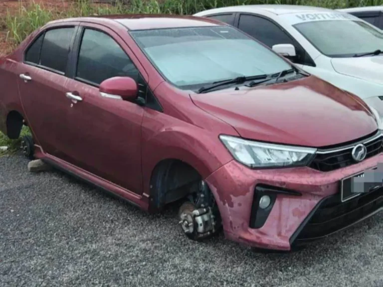 Dua kereta kecurian rim, tayar di luar Kolej Jururawat Kuala Pilah