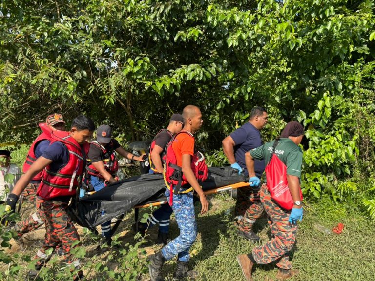 Budak 10 tahun dihanyut arus deras ditemukan lemas 300 meter dari lokasi jatuh