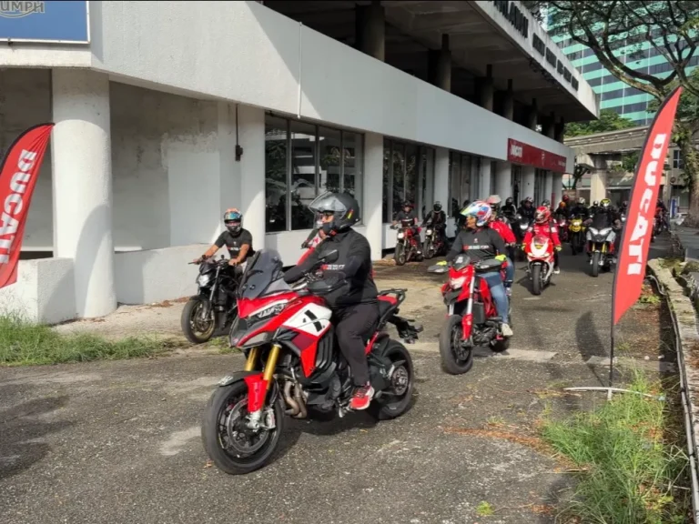 Konvoi We Ride As One 2026, lebih 200 pemilik Ducati ‘takluk’ Menara 118