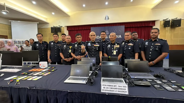 Tiga sindiket ‘call center’ tumpas, 29 warga asing diberkas di Puchong