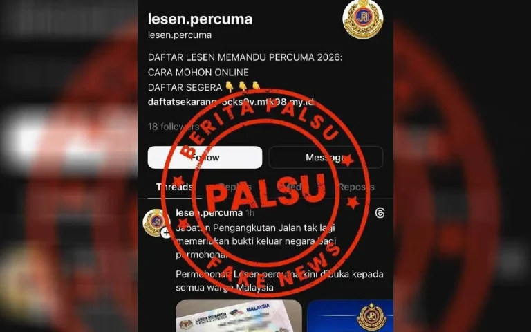 Awas iklan palsu pengeluaran lesen kenderaan percuma – JPJ