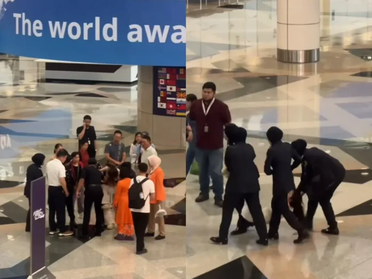 Polis tahan wanita agresif di pintu pelepasan antarabangsa KLIA
