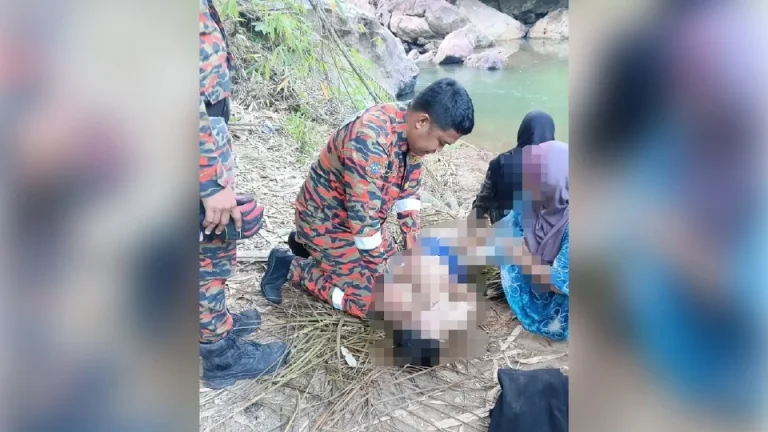 Remaja 14 tahun lemas ketika mandi di air terjun