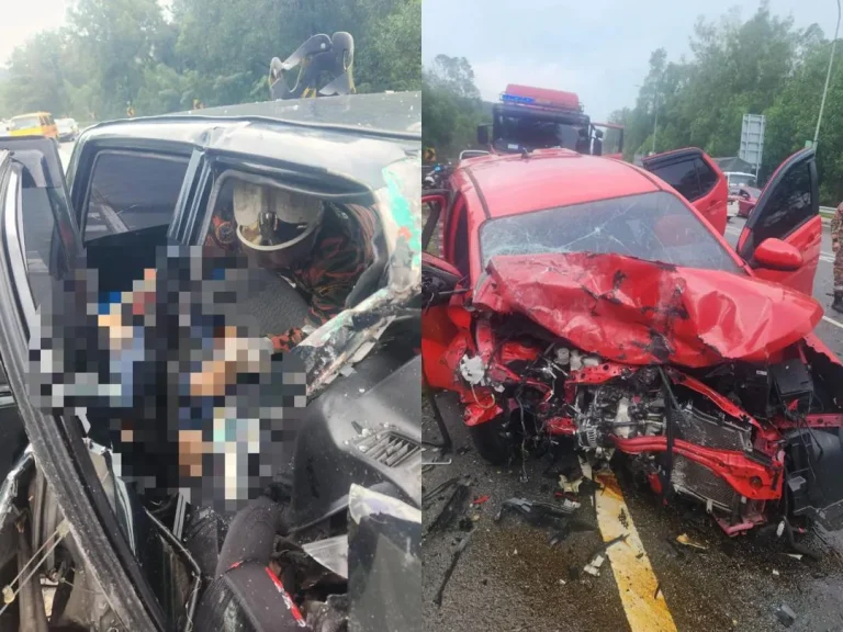 Dua pemandu maut tersepit nahas Kancil-Axia