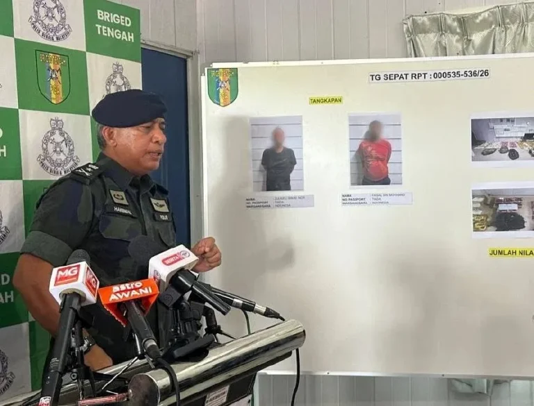 Taktik bungkus syabu dalam paket minuman terbongkar, dua PATI dicekup