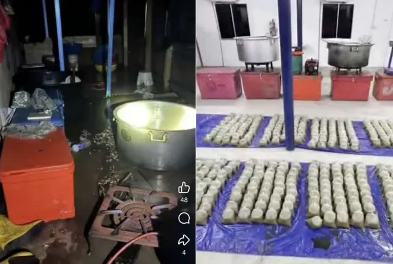 Polis bongkar garaj rumah sewa jadi kilang proses air ketum