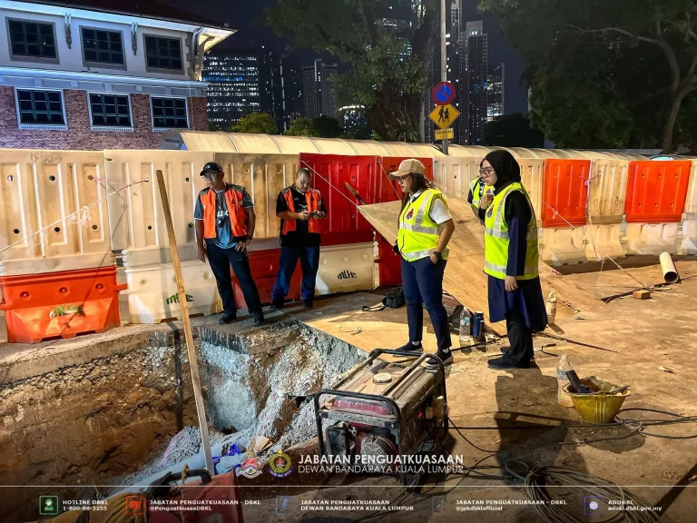 Kerja korekan jalan tidak patuh SOP, DBKL ambil tindakan