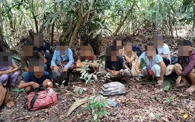12 PATI warga Myanmar ditahan, sembunyi dalam hutan