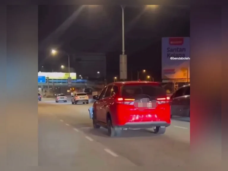 Polis tahan lelaki tular pandu SUV rosak secara berbahaya
