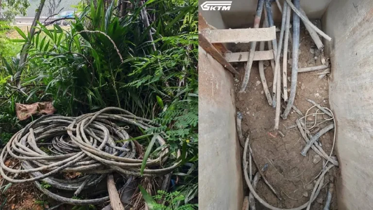 Polis bantuan KTMB gagalkan cubaan curi kabel, dua ditahan