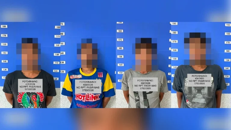Sudah banyak kali ditahan, empat lelaki ada 10 rekod lampau