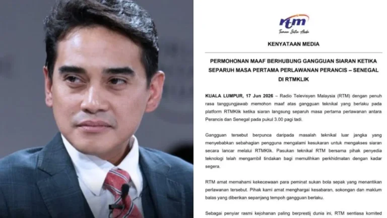 Gangguan teknikal siaran langsung Piala Dunia: RTM mohon maaf