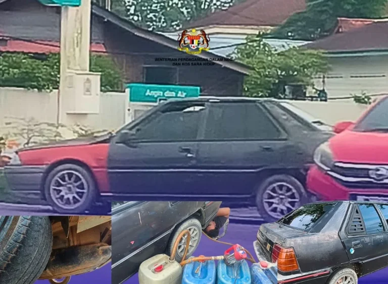 Lelaki tinggalkan kereta berisi petrol seludup, lari ketika diserbu