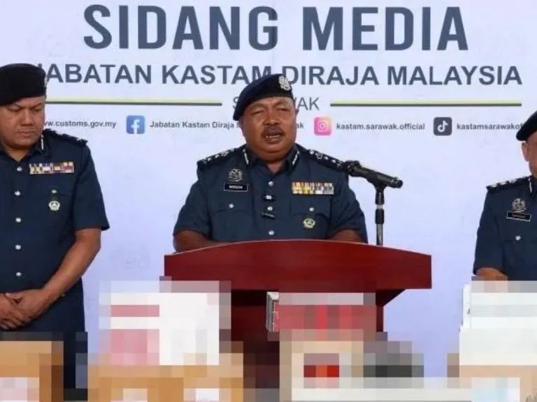 JKDM Sarawak rampas rokok, arak, ganja lebih RM7.3 juta