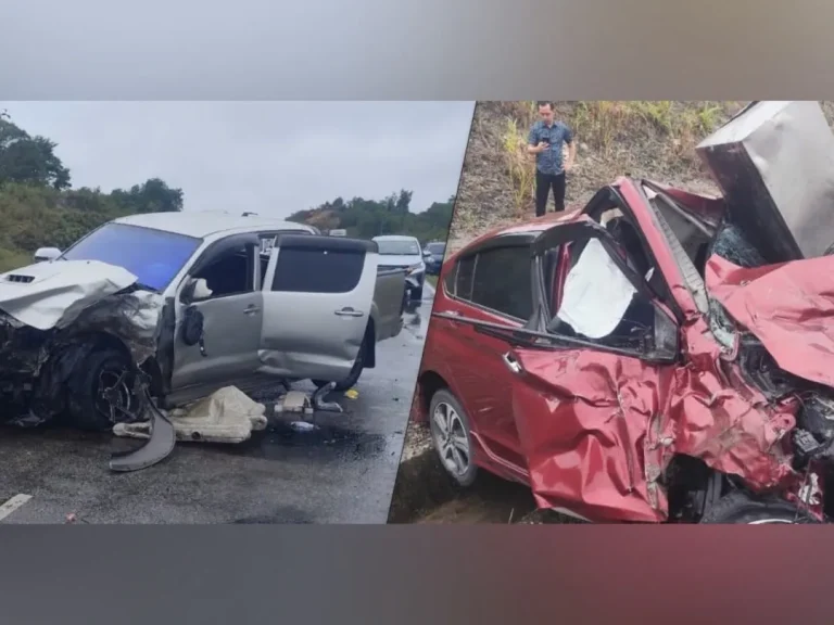 Lelaki maut tersepit kenderaan bertembung pikap