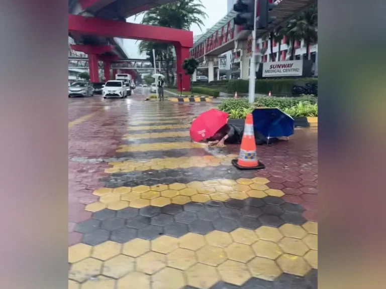 Gara-gara pemandu langgar lampu merah, penunggang motosikal cedera