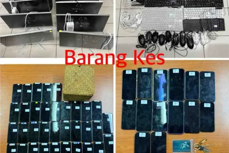 Dua premis jadi sarang scam, 18 lelaki warga China ditahan